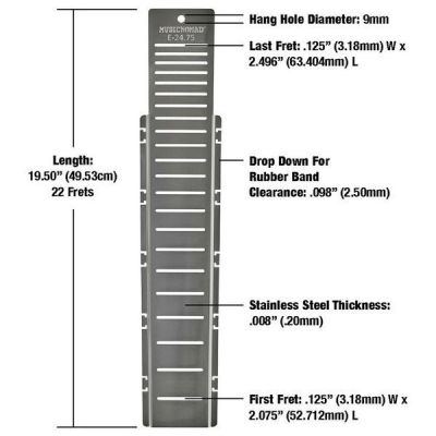 Music Nomad MN804 Fretboard Protector Para Trastes Escala E-24.75"