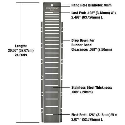 Music Nomad MN802 Fretboard Protector Para Trastes Escala P-25"