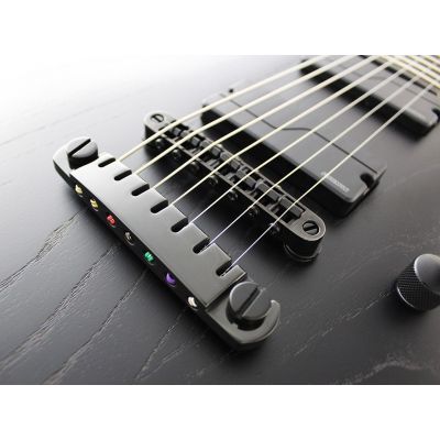 FGN Fujigen JMY73ASHE OPB Mythic J-Standard Open Pore Black 7 cuerdas