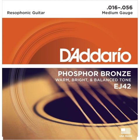 Daddario EJ42 resophonic guitar [16-56]