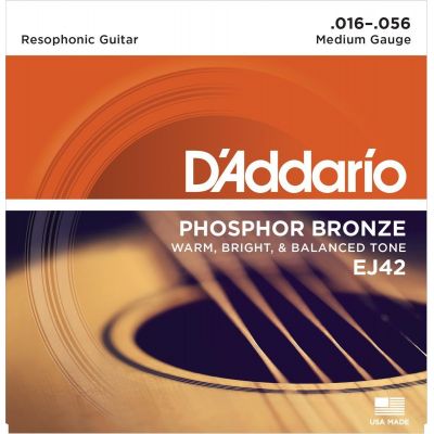 Daddario EJ42 resophonic guitar [16-56]