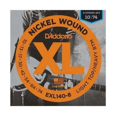 Daddario EXL140 8 juego cuerdas guitarra electrica
