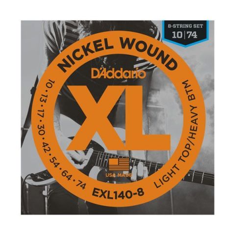 Daddario EXL140 8 juego cuerdas guitarra electrica