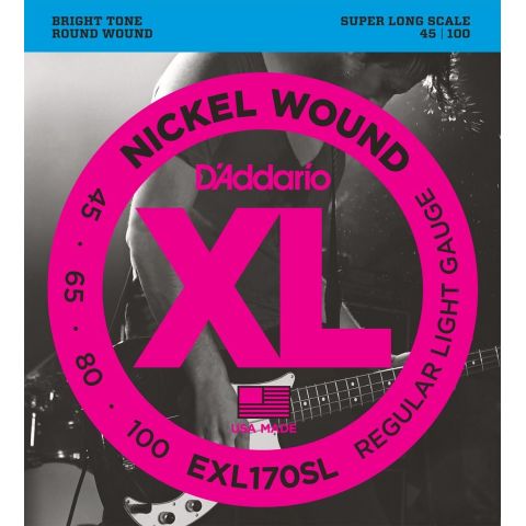 Daddario EXL170SL nickel wound light super long scale [45-100]