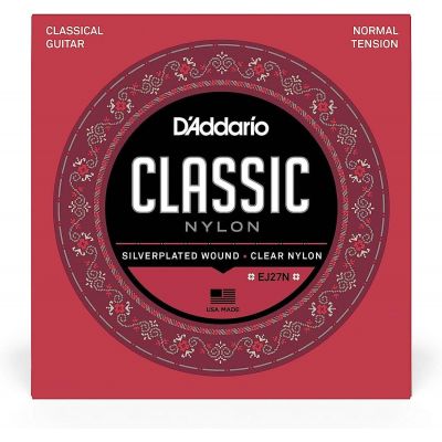 D'Addario EJ27N 3 4 Cuerdas Clásicas de Estudiante de Nailon