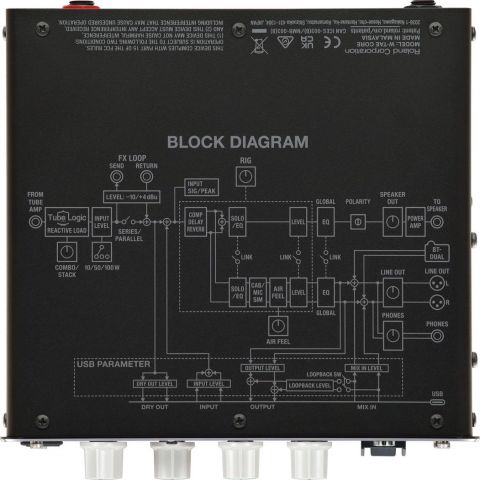 Boss WAZA Tube Amp Expander Core Caja de Carga Reactiva