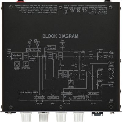 Boss WAZA Tube Amp Expander Core Caja de Carga Reactiva