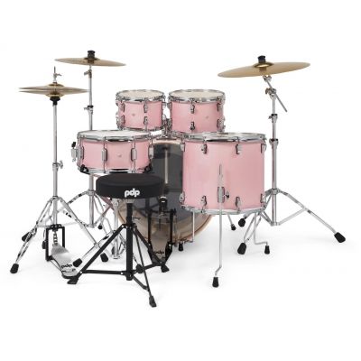 PDP by DW PDMA2215KTPR MainStage Pale Rose Sparkle + Set de platos Paiste