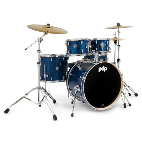 PDP by DW PDMA2215KTTB MainStage Twisted Blue Steel + Set de platos Paiste
