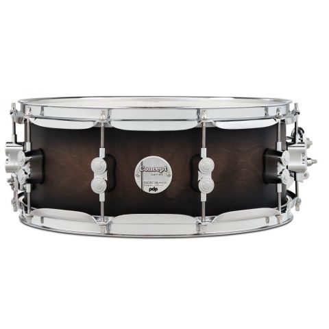 PDP By DW Concept Maple 14"x5,5" Caja Satin Charcoal Burst Lacquer