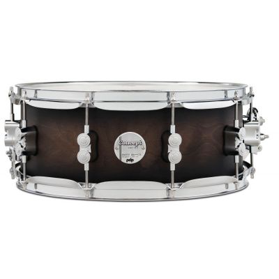 PDP By DW Concept Maple 14"x5,5" Caja Satin Charcoal Burst Lacquer