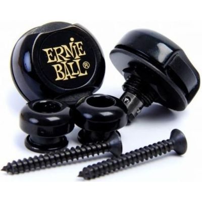 Ernie Ball 4601 Straplock Enganche Correa Negro