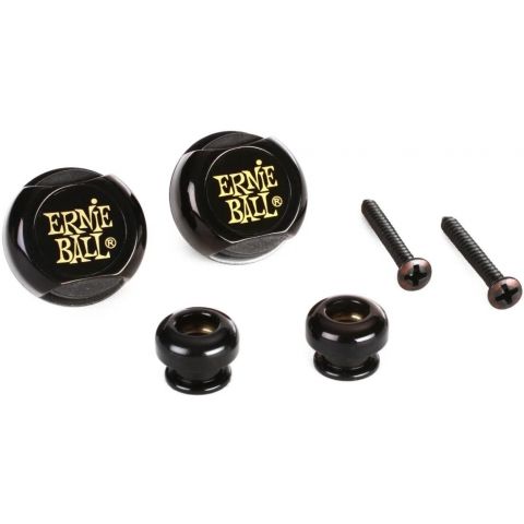 Ernie Ball 4601 Straplock Enganche Correa Negro