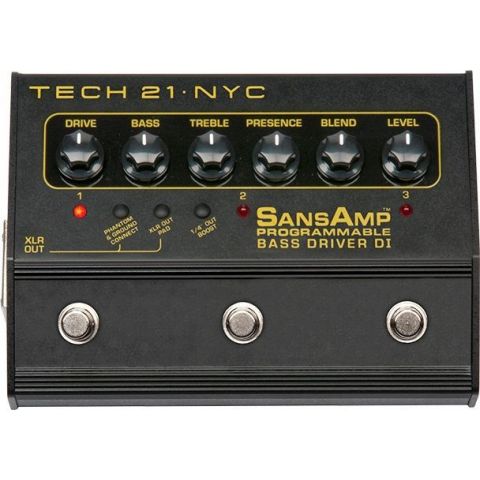 Tech21 Sansamp Programmable Bass Driver Di