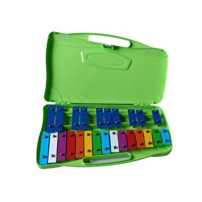 Alysee MT25-C-GR Verde Metalófono infantil 25 notas de colores