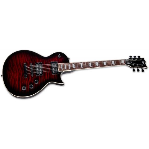 LTD EC-256 QM - See Thru Black Cherry Sunburst