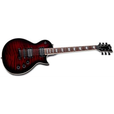 LTD EC-256 QM - See Thru Black Cherry Sunburst