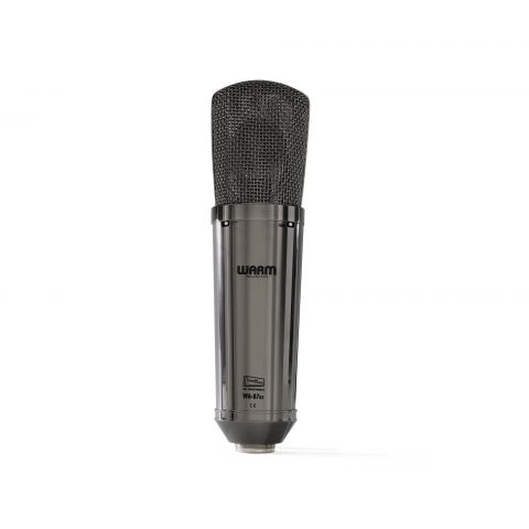 Warm Audio WA-87 R2 TS Par de micrófonos de condensador Ed. Limitada Titanium Silver