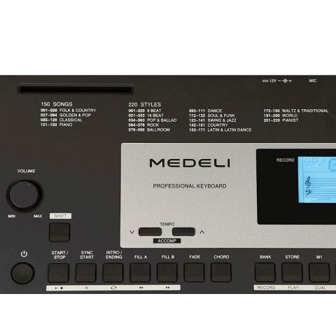 Medeli M331 Teclado 61 Teclas sensitivas