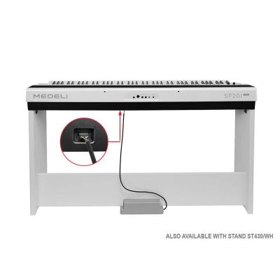 Medeli SP201+ WH Blanco Piano de Escenario con Bluetooth