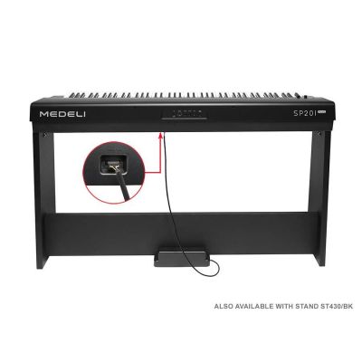 Medeli SP201+ BK Negro Piano de Escenario con Bluetooth