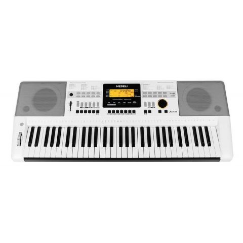 Medeli A300W Blanco Teclado Profesional 61 Teclas sensitivas