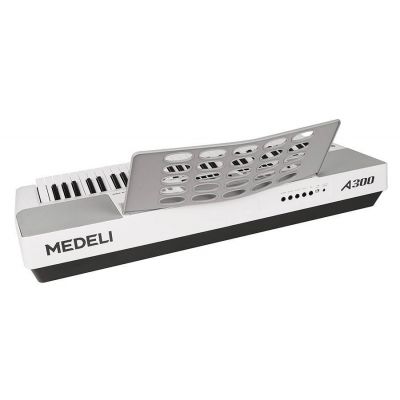 Medeli A300W Blanco Teclado Profesional 61 Teclas sensitivas