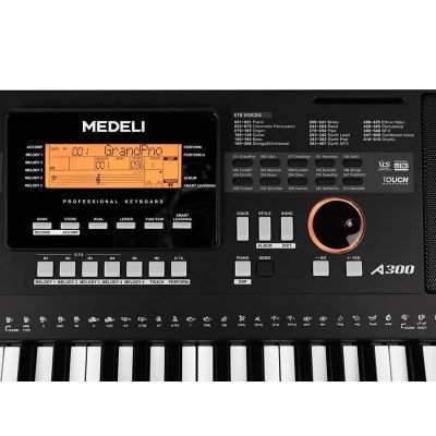 Medeli A300 Teclado Profesional de 61 Teclas sensitivas