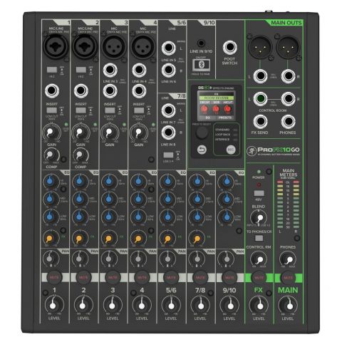 Mackie PROFX10GO Mesa de Mezclas 10 Canales