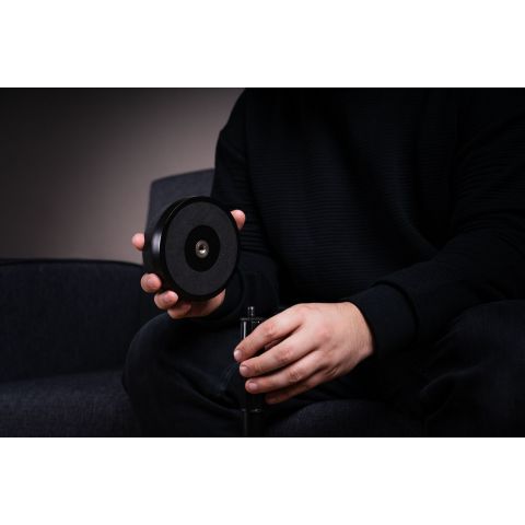Meinl MMP4BK-MPPS Marshmallow Set de Pad de Prácticas de Batería 4" con Soporte