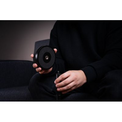 Meinl MMP4BK-MPPS Marshmallow Set de Pad de Prácticas de Batería 4" con Soporte