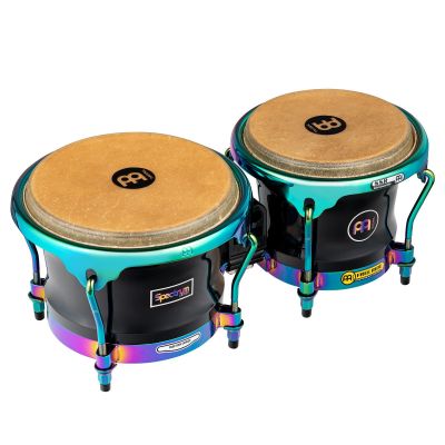 Meinl S400PBK Spectrum Series Bongós 7" y 8 1 2" Phantom Black