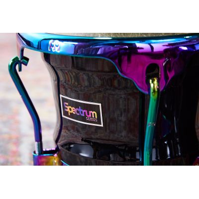 Meinl S400PBK Spectrum Series Bongós 7" y 8 1 2" Phantom Black