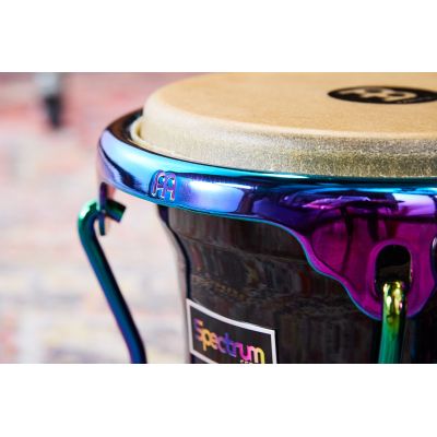 Meinl S400PBK Spectrum Series Bongós 7" y 8 1 2" Phantom Black