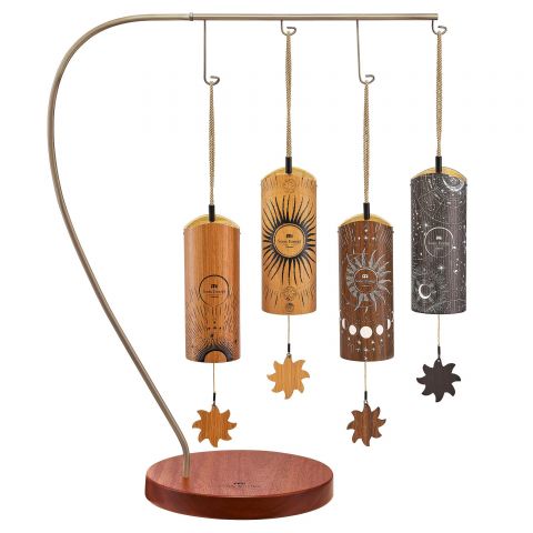Sonic Energy CBCS4SET Set Cosmic Bamboo Set de Chimes con soportes