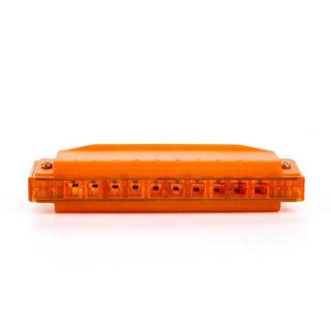 Hohner Traslucent Harp Orange Hardcase