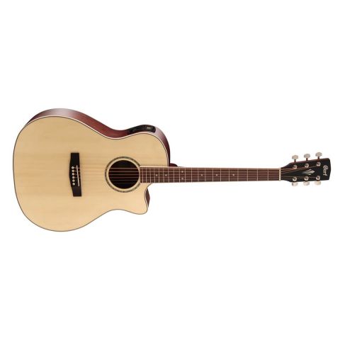 Cort GA-MEDX OP Guitarra Electroacústica Open Pore con funda