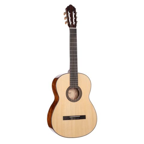 Cort AC200 Guitarra clásica Natural Gloss con funda