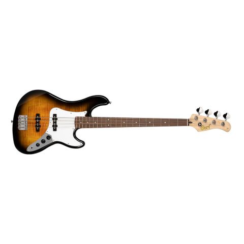 Cort GB24JJ TBK Bajo eléctrico Trans Black