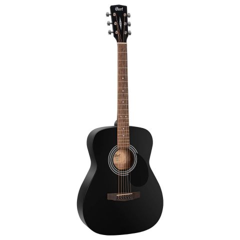 Cort AF510E BKS Guitarra electroacústica Black Satin con funda