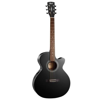 Cort SFX-ME BKS guitarra electroacústica Black Satin con funda 2