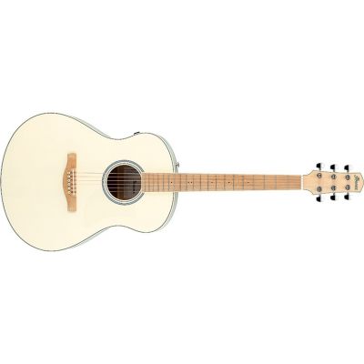 Ibanez AAM370M2E-AIB Guitarra electroacústica Transparent Antique White Ice Blue Open Pore