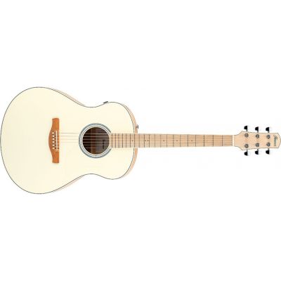 Ibanez AAM370M2E-APF Guitarra electroacústica Transparent Antique White Peach Fuzz Open Pore