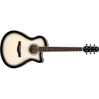 Ibanez AAM370M1CE-TPA Guitarra electroacústica Transparent Panda High Gloss Finish
