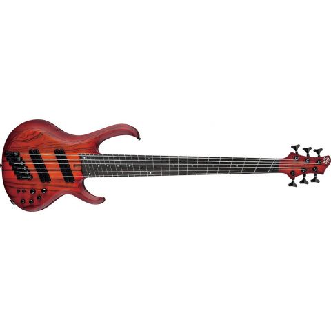 Ibanez BTB866MS-BRF Bass Workshop Brown Topaz Burst Flat