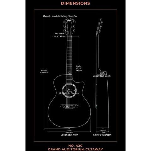 Bromo BAT2MCE Guitarra Electroacústica