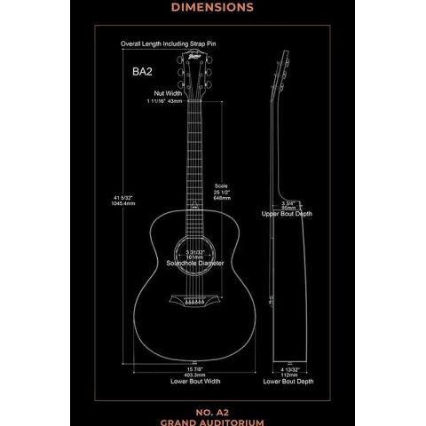Bromo BAT2M Guitarra Acústica Tahoma Series