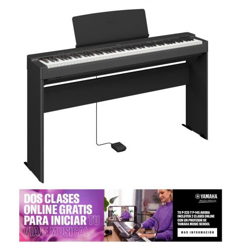 Pack YAMAHA P-225 Negro Bluetooth + Soporte L200
