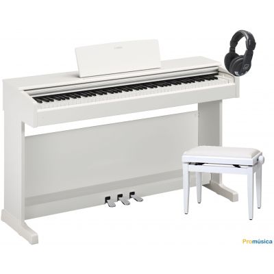 Pack Yamaha YDP 145 Arius Blanco Piano digital