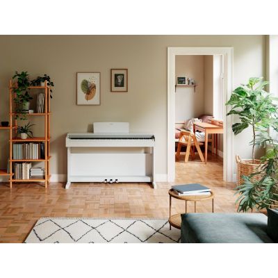 Pack Yamaha YDP 145 Arius Blanco Piano digital